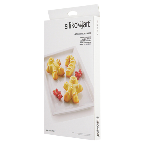 Форма для приготовления пирожных Ginderbread Man силиконовая Silikomart 26.106.63.0065