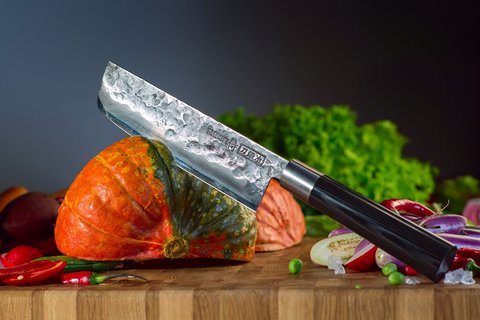 Нож кухонный Накири 168 мм Samura BLACKSMITH SBL-0043/K