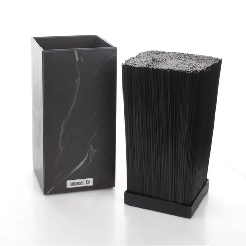 Подставка для кухонных ножей графитовый дым 11х24 см. ComposeEat Elegance арт. PDN113146OA4