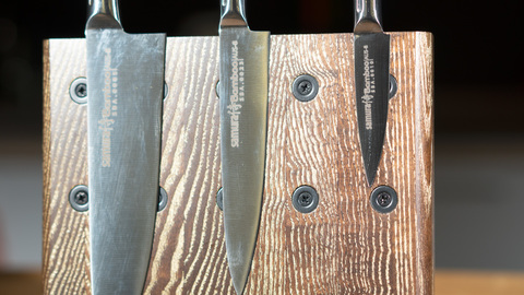 Комплект из 3 ножей Samura BAMBOO и подставки