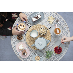 Тарелка сервировочная Cafe Concept 19,6х12,5 см серая TYPHOON 1401.829V