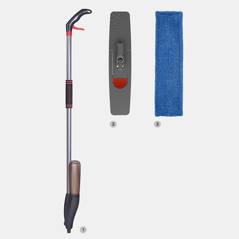 Швабра для мытья пола с распылителем, телескопической ручкой 130 см и насадкой Nordic Stream 15343