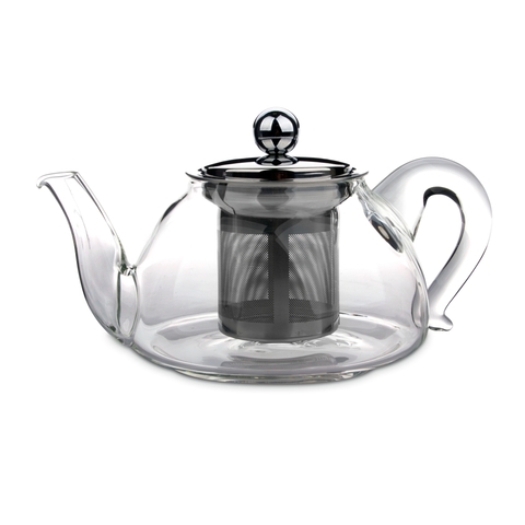 Чайник для кипячения и заваривания, стеклянный с фильтром 0,45 л IBILI Kristall арт. 621704