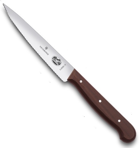 

Нож Victorinox универсальный 12 см волнистое, дерево 5.2030.12