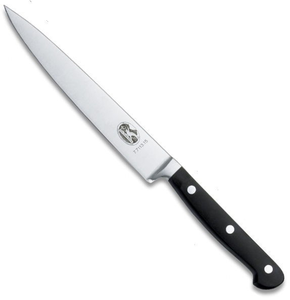 

Нож Victorinox универсальный, кованый 15 см узкое, черный 7.7113.15