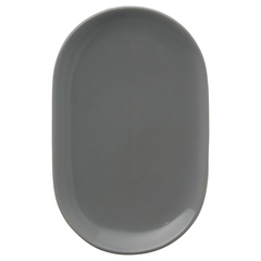 Тарелка сервировочная Cafe Concept 19,6х12,5 см темно-серая TYPHOON 1401.837V