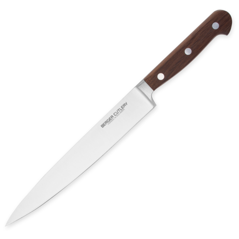 Нож кухонный для нарезки 21 см BERGER CUTLERY Classic Smoked Oak арт. BC211221