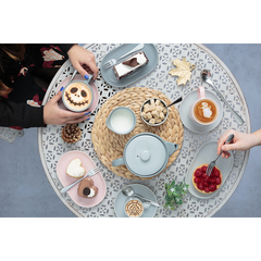 Тарелка сервировочная Cafe Concept 19,6х12,5 см темно-серая TYPHOON 1401.837V