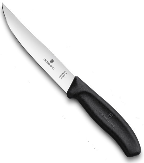

Нож Victorinox для стейка 14 см, черный 6.7903.14