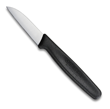 

Нож Victorinox для очистки овощей 6 см прямое, черный 5.0303
