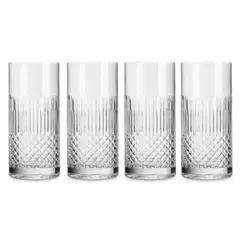 Набор из 4 стаканов для воды BEVERAGE 480 мл LUIGI BORMIOLI Diamante арт. A12770GTY021990
