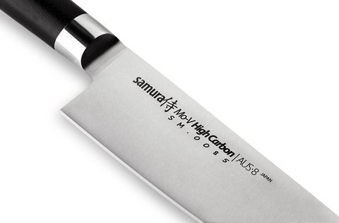 Нож кухонный стальной Шеф Samura Mo-V SM-0085/G-10