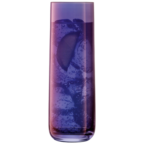 Набор стаканов Aurora, 420 мл, фиолетовый, 4 шт. LSA International G1617-15-887