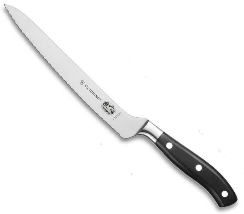 

Нож Victorinox для хлеба, кованый 21 см (подарочная упаковка) 7.7433.21G
