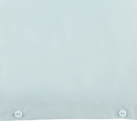 Комплект постельного белья полутораспальный из сатина голубого цвета из коллекции Essential Tkano TK20-DC0043