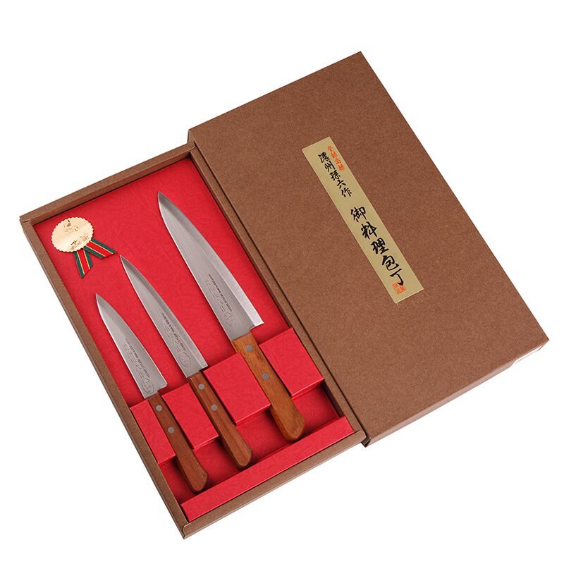 

Набор из 3 кухонных ножей SATAKE Natural Wood HG8372/R