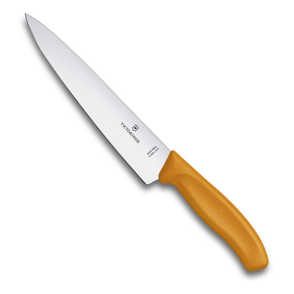 

Нож Victorinox разделочный 19 см, оранжевый, в картонном блистере 6.8006.19L9B