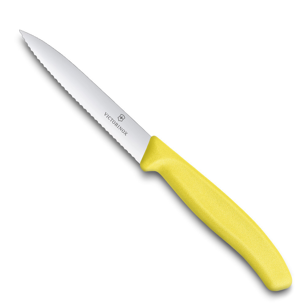 

Нож Victorinox для очистки овощей 10 см волнистое, желтый* 6.7736.L8