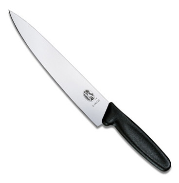 

Нож Victorinox Шеф 22 см широкое, черный 5.1903.22