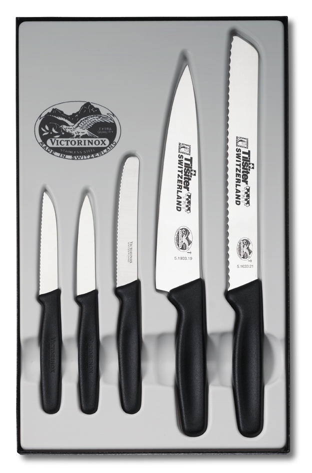

Набор Victorinox кухонный, 5 предметов, черный 5.1163.5