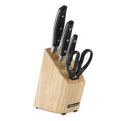 Набор из 3 кухонный ножей, ножниц и подставки ARCOS Manhattan арт. 163300