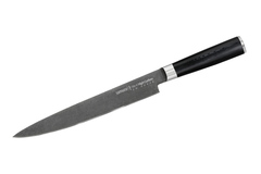 Нож кухонный для нарезки 230мм Samura Mo-V Stonewash SM-0045B/K