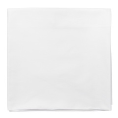 Скатерть белого цвета с фактурным жаккардовым рисунком из хлопка из коллекции Essential, 180х180 см Tkano TK21-TC0005
