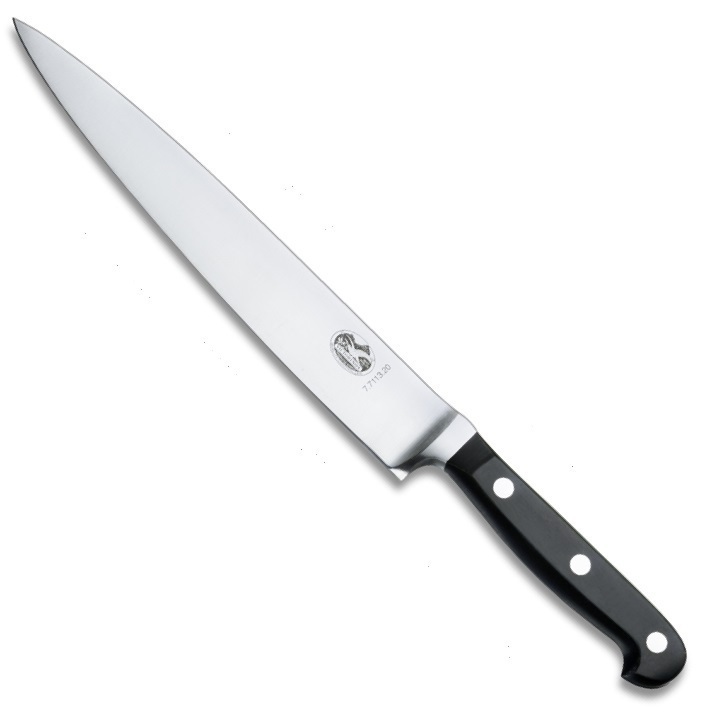

Нож Victorinox Шеф, кованый 20 см узкое, черный 7.7113.20