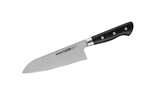 Нож кухонный стальной Сантоку Samura PRO-S SP-0095/K