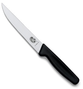 

Нож Victorinox универсальный 12 см узкое, черный 5.1803.12
