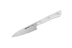 Нож для чистки и нарезки овощей и фруктов / овощной нож кухонный Samura HARAKIRI 99мм SHR-0011AW