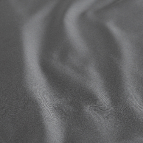 Комплект постельного белья полутораспальный из сатина темно-серого цвета в принтом Birds of Nile из Tkano TK20-DC0005