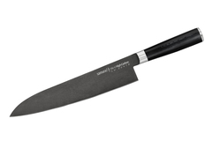 Нож кухонный Шеф 240мм Samura Mo-V Stonewash SM-0087B/K*