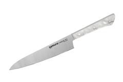 Кухонный нож универсальный для чистки и нарезки овощей, фруктов, колбасы и мяса Samura HARAKIRI 150мм SHR-0023AW