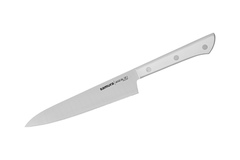 Нож кухонный универсальный с серрейтером 150мм Samura HARAKIRI SHR-0024W/K*2