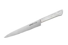 Нож для тонкой нарезки мяса, рыбы, колбасы (слайсер) кухонный Samura HARAKIRI 196мм SHR-0045AW