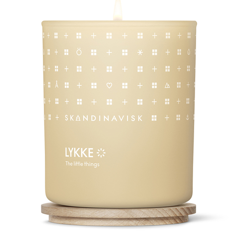 Свеча ароматическая LYKKE с крышкой, 200 г (новая) SKANDINAVISK SK20108