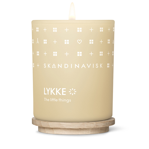 Свеча ароматическая LYKKE с крышкой, 65 г (новая) SKANDINAVISK SK20208
