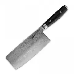 Нож кухонный «китайский шеф» 18 см, (69 слоев) дамасская сталь YAXELL RAN арт.YA36019