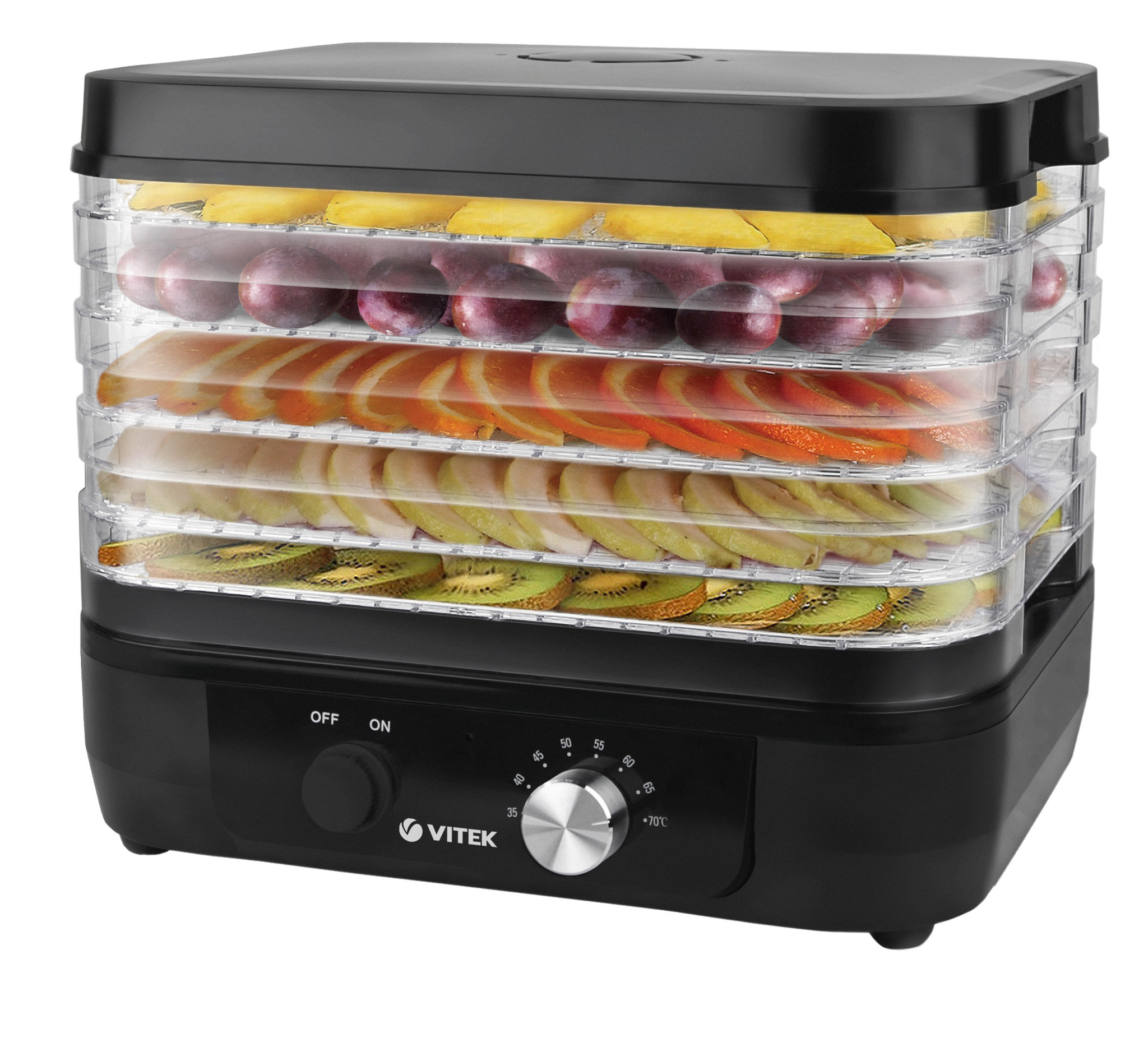 

Сушилка для овощей и фруктов VITEK VT-5051(BK)