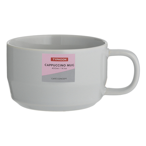 Чашка для каппучино Cafe Concept 400 мл серая TYPHOON 1401.830V