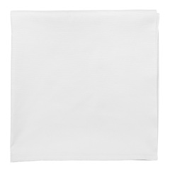 Скатерть жаккардовая белого цвета из хлопка с вышивкой из коллекции Essential, 180х180 см Tkano TK21-TC0001