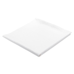Скатерть жаккардовая белого цвета из хлопка с вышивкой из коллекции Essential, 180х180 см Tkano TK21-TC0001