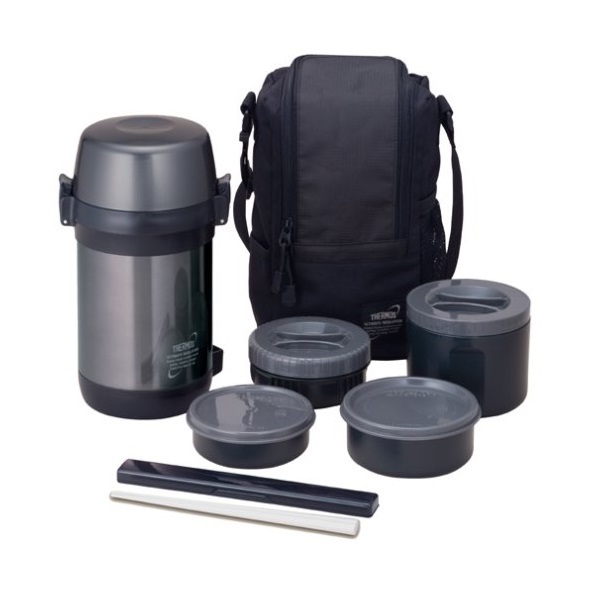 

Многофункциональный термос для еды Thermos JLS-1601 Food (1,6 литра) черный 655967