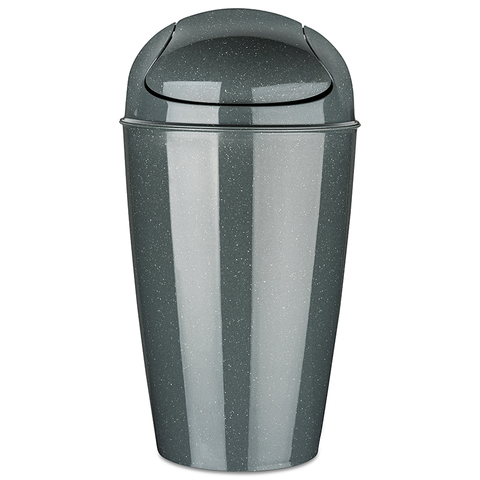 Корзина для мусора с крышкой Del, 30 л, Organic, темно-серая Koziol 1449120