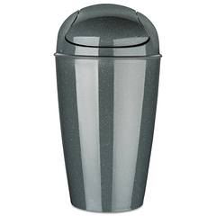 Корзина для мусора с крышкой Del, 30 л, Organic, темно-серая Koziol 1449120