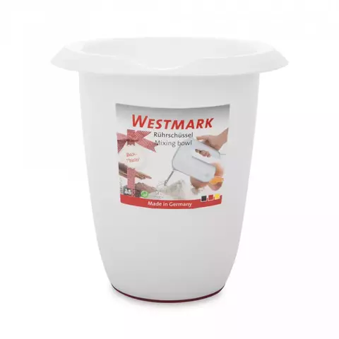 Чаша для смешивания, 1л., нескользящее дно, пластик WESTMARK арт.3150227W