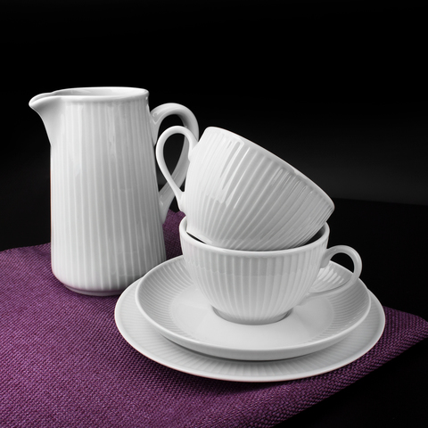 Сервиз чайный на 6 персон 15 предметов серия Plisse-Toulouse PILLIVUYTарт. 994206BX1