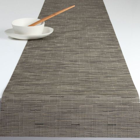 Салфетка подстановочная, жаккардовое плетение, винил, (36х48) Charcoal (100105-006) CHILEWICH Bamboo арт. 0025-BAMB-CHAR