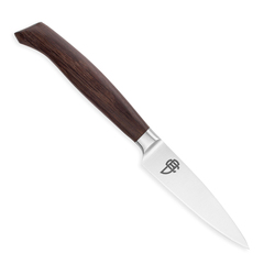 Нож кухонный для чистки и нарезки 9 см BERGER CUTLERY Ergo Line Smoked Oak арт. BC111309
